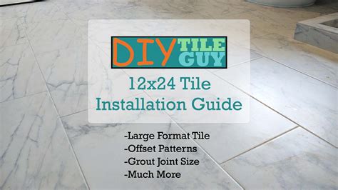 tile floor patterns 12x24|How to lay 12x24 tile (large format installation guide) 